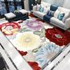 Nordic Abstract Floral 3D Home Large Carpet Гостиная Ковер Современный Минималистский Спальня Ковер Американский Напольный Коврик