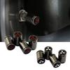 4PCS Car Wheel Tire Valve Tyre Stem Air Caps For Mitsubishi Ralliart ASX Lancer Cordia Pajero Mirage Triton Outlander Colt