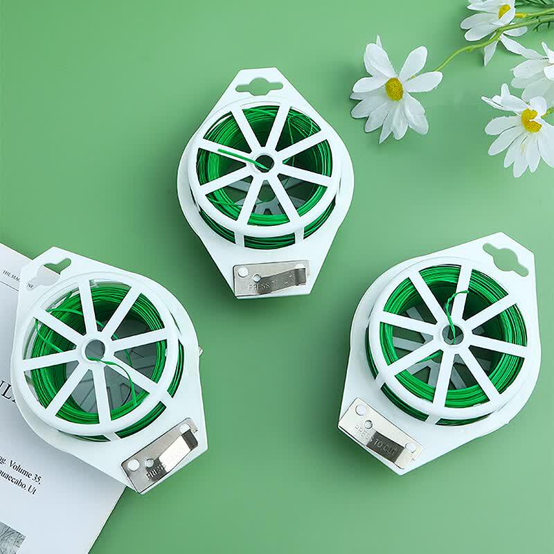 Gardening Tie Wire with Built-in Cutter