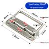 304 Stainless Steel Spring Loaded Folding Handle for Wooden Toolbox