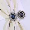 Exquisite Retro Flower Brooch & Scarf Buckle for Women