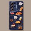 Джинсовый чехол для телефона в виде хлеба подходит для Samsung GalaxyS26 силиконовый S25 + ремешок S24ultra новый S22 набор