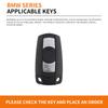 Fashion Racing Style Design Car Key Case Fob Cover Shell For BMW E61 E70 E81 E87 E90 E91 E92 X1 X5 X3 1 3 5 6 Series Accessories QH9