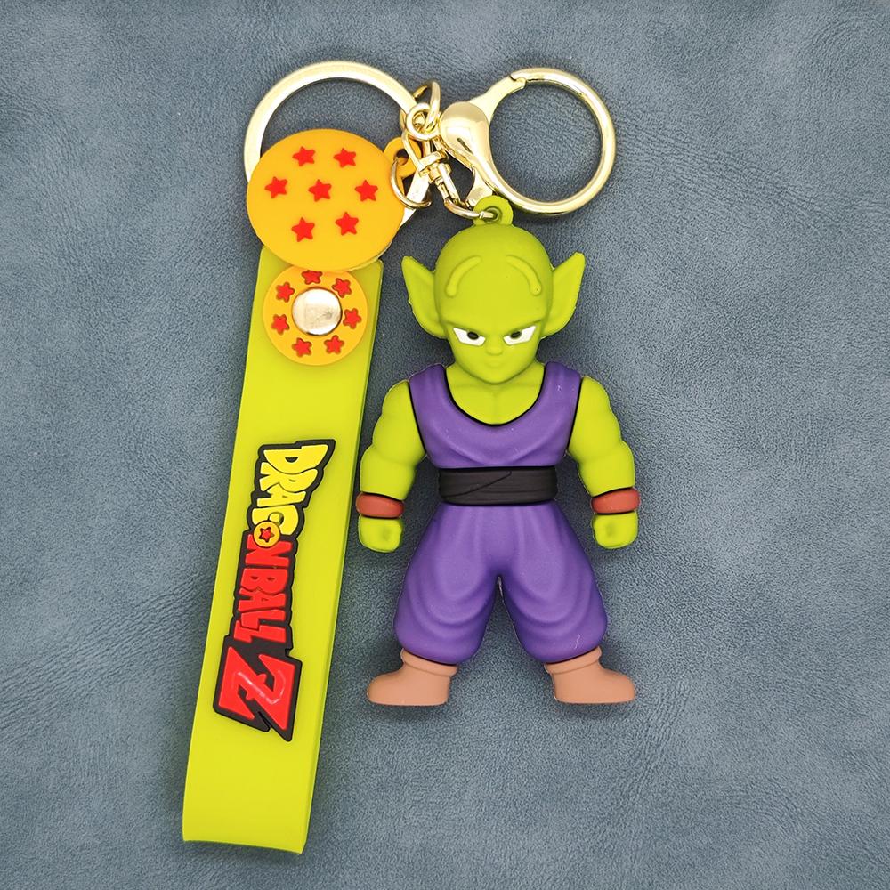 Аниме Dragon Ball Z Супер Сайян Гоку Фигурка Брелок Милый Мультяшный Персонаж Брелок Подвеска на Сумку Аксессуары для Фанатов