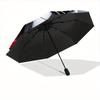 1pc Nightmare Before ChristmasAutomatic Open/close, All-Season Portable Folding Umbrella, Perfect Gift for FriendsSturdy Ribs yy250811030