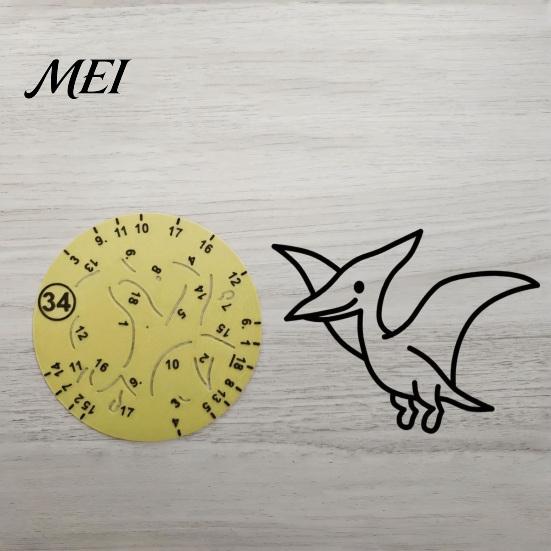 Decorative Thread Winding Board Drawing Template Kit, with Durable Grooved Design, Digital Scale Rotation Easy Craft for Kids Template, And Adults DIY