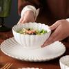 Ceramic Dinner Plate Salad Bowl Porcelain Dinnerware Set Dishes Vintage Food Dessert Plate Salad Soup Bowl Tableware