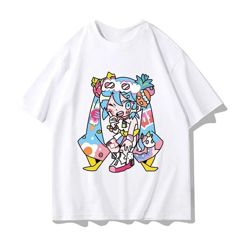Hatsune Miku Chibi "Toilet Paper Meme" Black Women And Men Comfortable Fashion T-Shirt