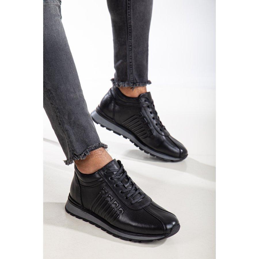 Мужская повседневная спортивная обувь из натуральной кожи, кроссовки