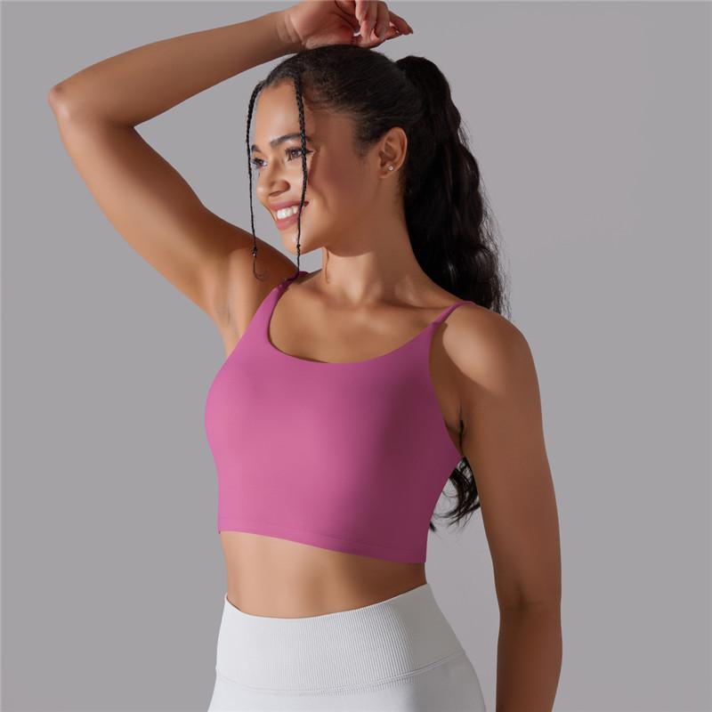 Nessaj Женский высокоэластичный бюстгальтер для бега и фитнеса, противоударный жилет для занятий йогой, спортивный бюстгальтер для спортзала