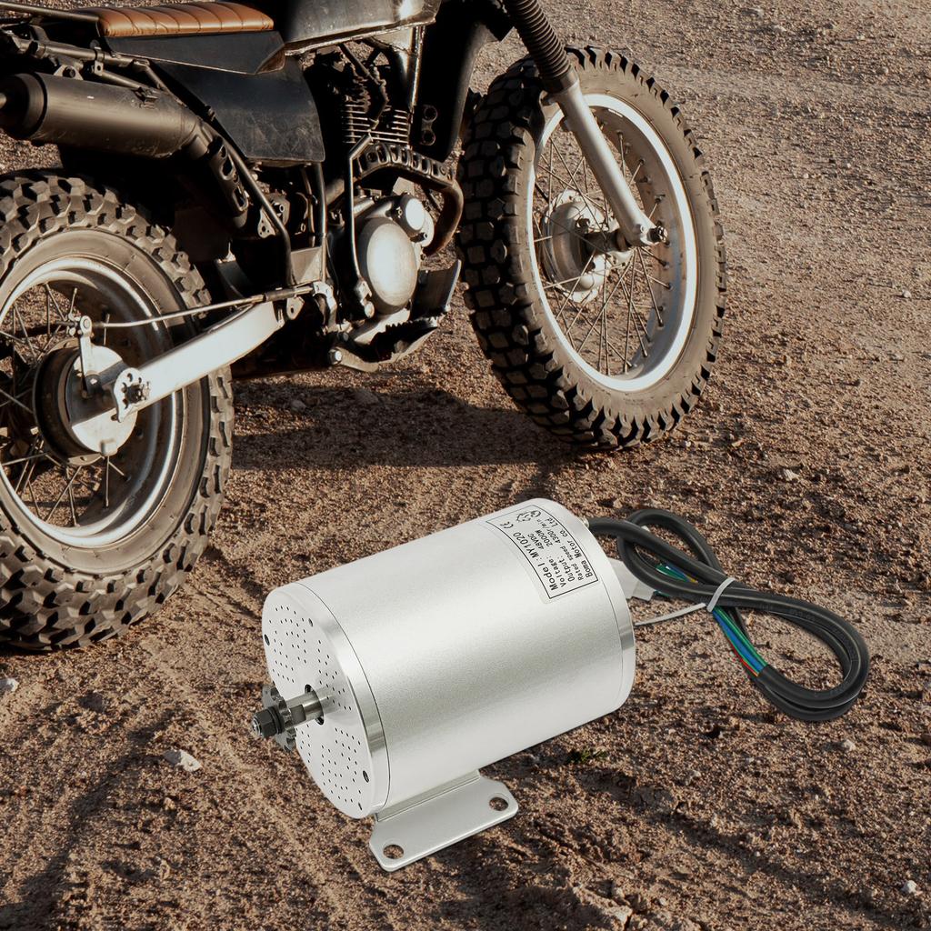 Высокопроизводительный комплект бесщеточного редукторного двигателя 48 В 2000 Вт, 4300 об/мин с двигателем, контроллером и приводной цепью, для электрического скутера, велосипеда