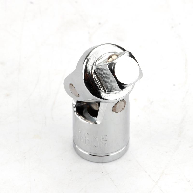 Universal Joint Set Socket Ratchet Wrench Adapter 1/4" 3/8" 1/2" Extension Bar Adapter Crv Steel