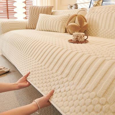 2024 Новый бестселлер защитный коврик для дивана зимний толстый плюшевый подушка для дивана противоскользящий чехол для дивана кресло осенне-зимняя ткань мягкое полотенце