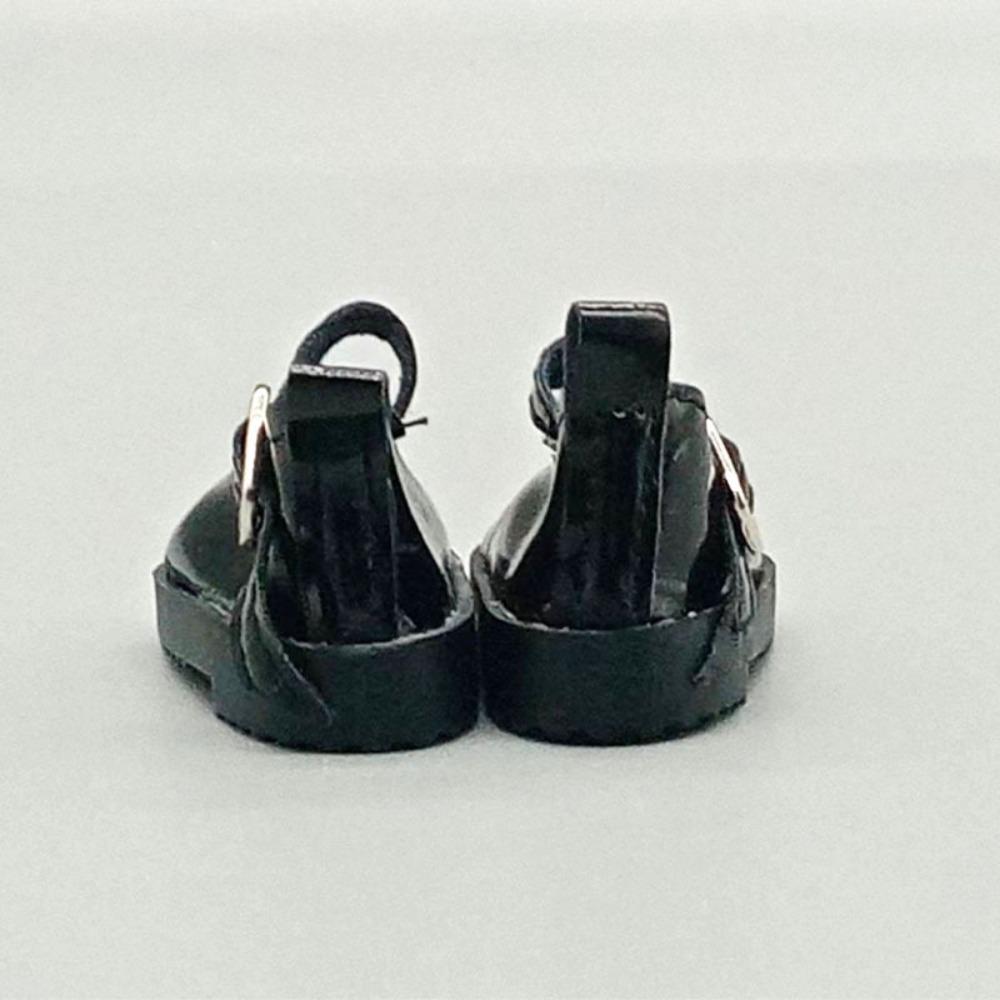Flat Bottomed Toy Shoes Leather Leather Shoes Mini Doll Shoes 1/6 Point Doll