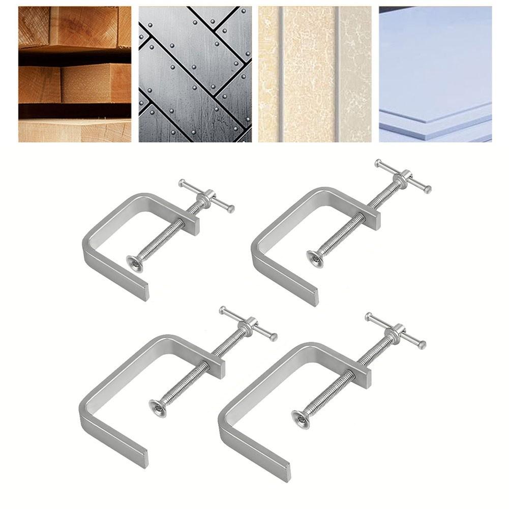 50-100mm Woodworking Clamp C-Clamp G-Clamp For Wood Plastic Drilling Fixing
