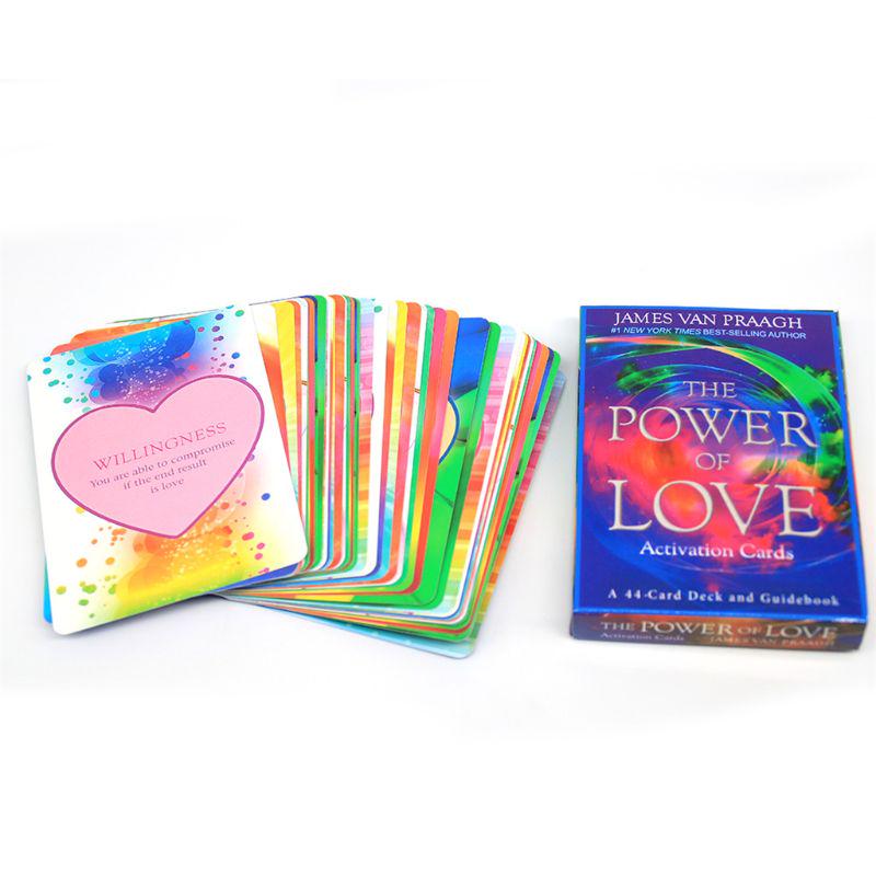 Новинка Сила любви Активация Таро 44 карты Колода Гадание Игральные карты Оракул