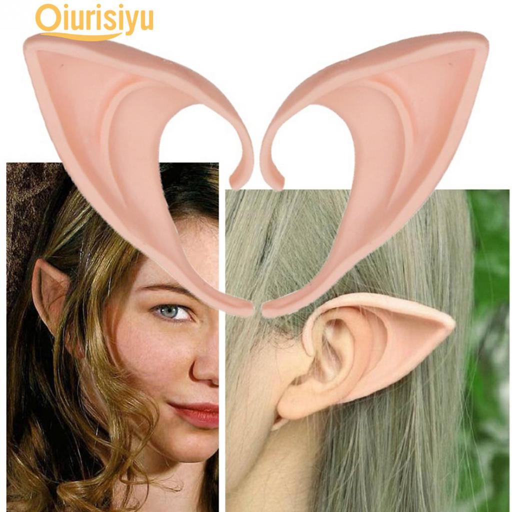 Хэллоуин Светящиеся в темноте Костюм Эльфа Косплей Аниме Накладные Уши Эльфа Реквизит Костюм Феи