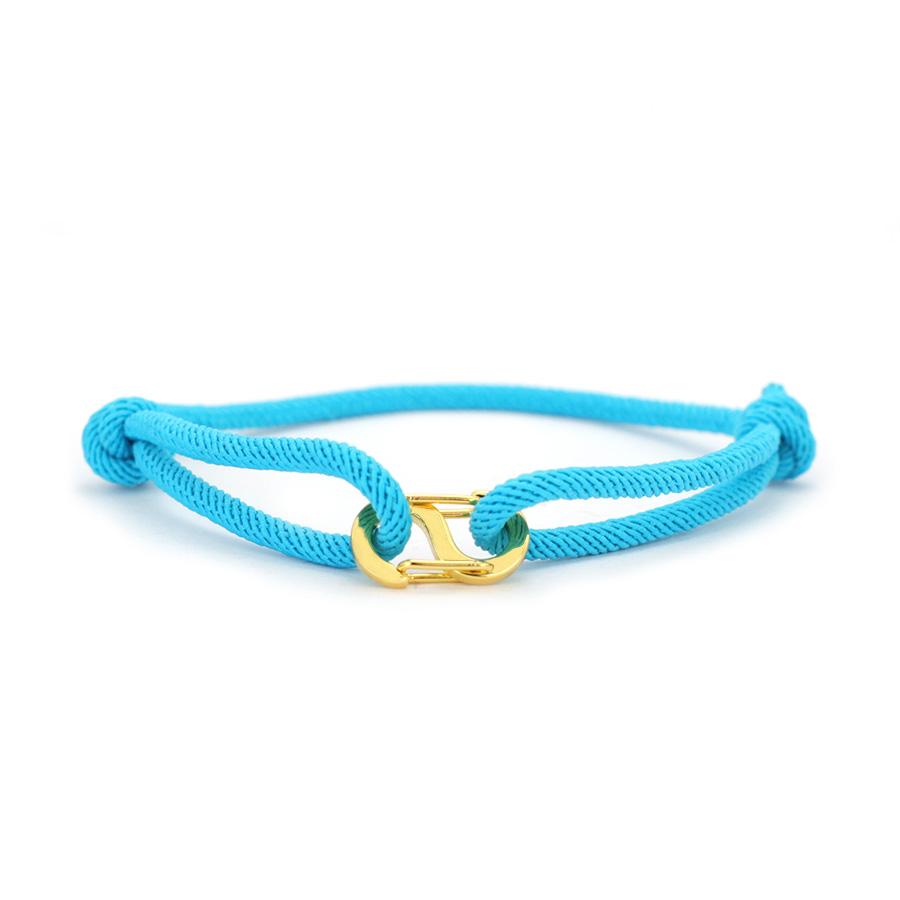 Noter 6 Colors Rope Bracelet Men Women 3mm Thin String Stainless Steel Connection Buckle Versatile Accessories Cool Braclet