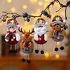 Christmas Window Christmas Tree Snowman Pendant Decoration Accessories Christmas Fabric Pendant Decoration Supplies