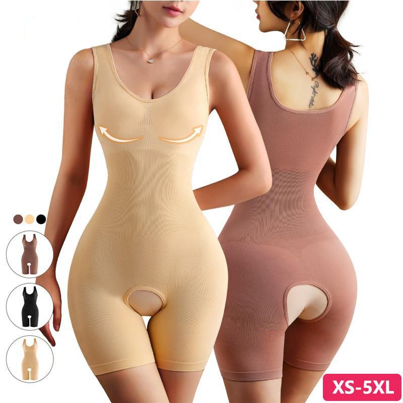Women Body Shaper Belly Corset Bodysuit Seamless Slimming Abdomen Pants Women's Binders and Shapers