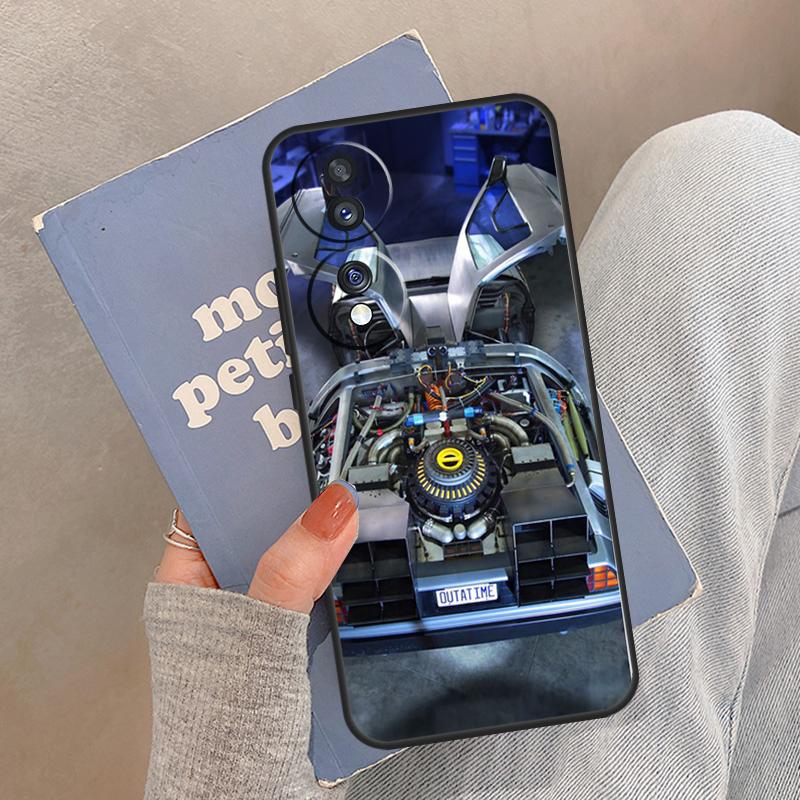 Back to the Future DeLorean Case For Honor Magic 5 6 7 8 Pro Cover For Honor 200 400 Lite 50 70 90 X8a X8b X9a X9b X9c