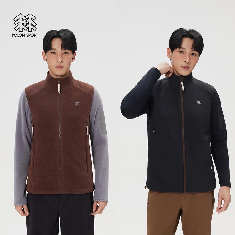 Унисекс флисовый жилет KOLON SPORT POLARTEC с двусторонней ноской