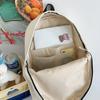 Вельветовый рюкзак для женщин и мужчин Star Travel Bag Bookbag для работы и покупок(черный)