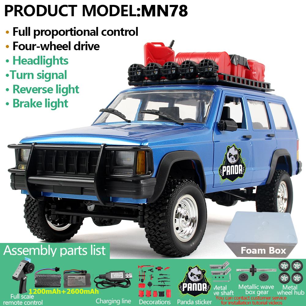 AAYD1 MN78 1:12 Радиоуправляемая машина MN Model Версия RTR Радиоуправляемая машина 4WD 280 Мотор Профессиональная Внедорожная Радиоуправляемая машина 2.4G Пульт Дистанционного Управления Для Мальчиков Подарки