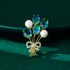 Senior Brooches Flower Leaf Brooch Pins for Women Suit Pendant  Fashion Brooches Jewelry
