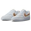Nike Женские кроссовки Court Vision Low Next Nature белого цвета с металлическим золотом DH3158-105