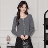 Женский элегантный вязаный кардиган в корейском стиле