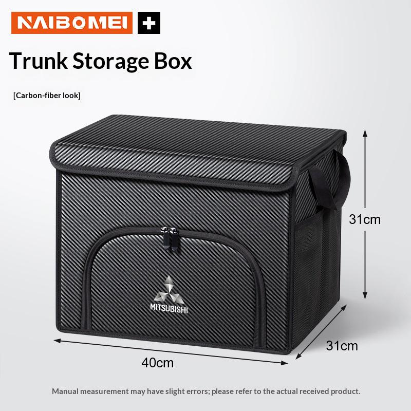 rvcr3 Car trunk Foldable storage box shoe storage organizing box For Mitsubishi Outlander Evolution X Pajero ASX Triton Colt Lancer EX