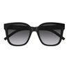 Saint Laurent Classic Logo Arm Square Sunglasses Women sunglasses Black SLM105002