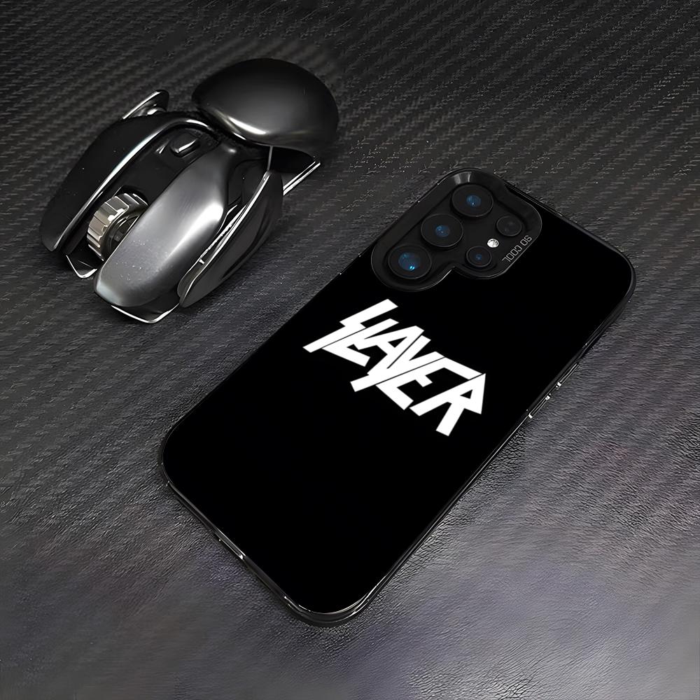 S-Slayer Metal Rock Band Phone Case For Samsung A25 A33 5G A54 A36 A35 A56 A52 A14 Shockproof Colorful Cover