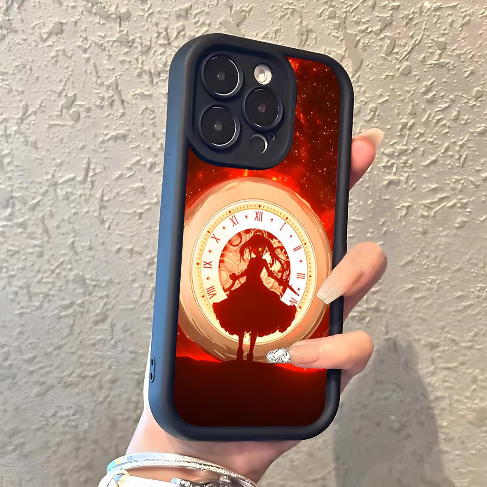 Аниме Date A Live Токисаки Куруми Милый чехол для телефона для iPhone 17 Pro Max 16 15 14 Pro Max iPhone 13 Pro Max 11 Plus Силиконовый чехол