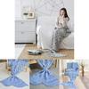Mermaid Tail Blanket For Teens With Faux Cashmere Material Cozy Gift For Spring And Autumn Use