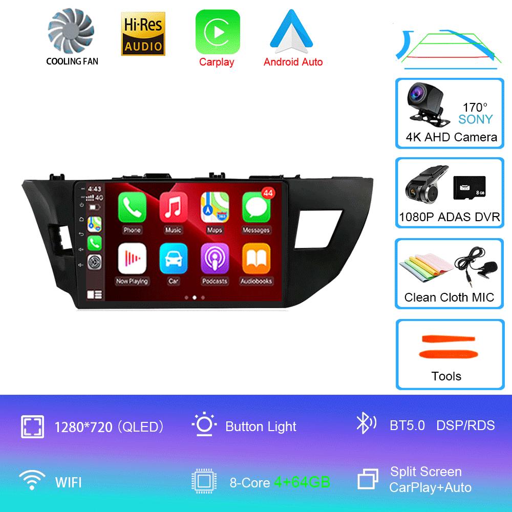 Android 14 Car Radio Toyota Corolla 11 2012 - 2016 Multimedia Video Player Stereo Navigation GPS No 2din 2 din dvd