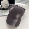 Classic Cotton Baseball Cap With Adjustable Fit For Sun Protection And Wind Resistance