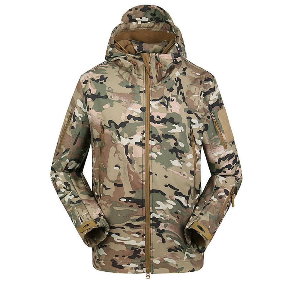 Men Army Hoody Jacket Tactical Military Jacket Waterproof Softshell Jackets