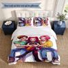 Miromabby 3‑Piece Bedding Set Soft Microfiber Duvet Cover Pillowcases Comfortable Bed Linen for Bedroom Decoration