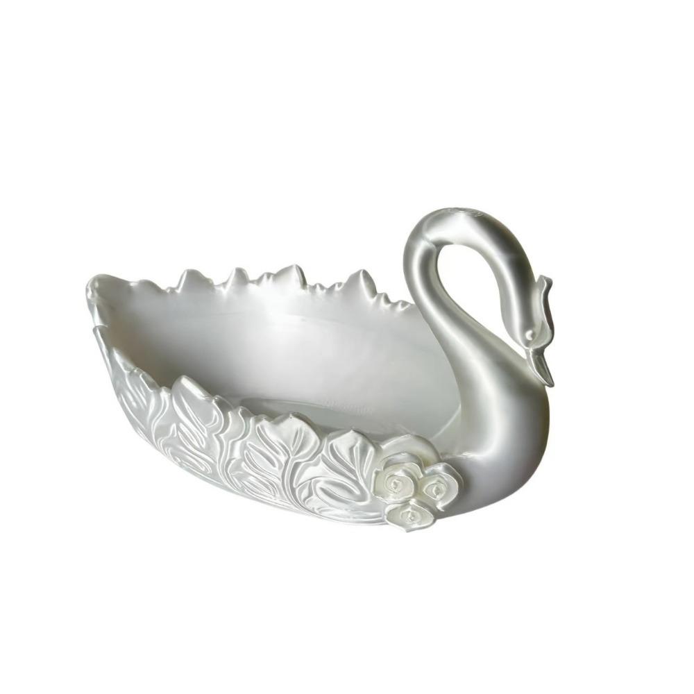 Nordic Style Swan Trinket Holder 3D Printed Key Ring Holder Sundries Storage Tray Entryway