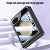 Защитный чехол из закаленного стекла для Samsung Z Flip 5, чехол с пружинным шарниром, универсальный защитный чехол для камеры
