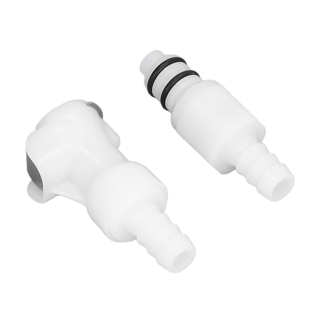 Plastic Hose Quick Connector 5/16 Tube with Shut Off Food Grade Plastic Water Line Tube Connector