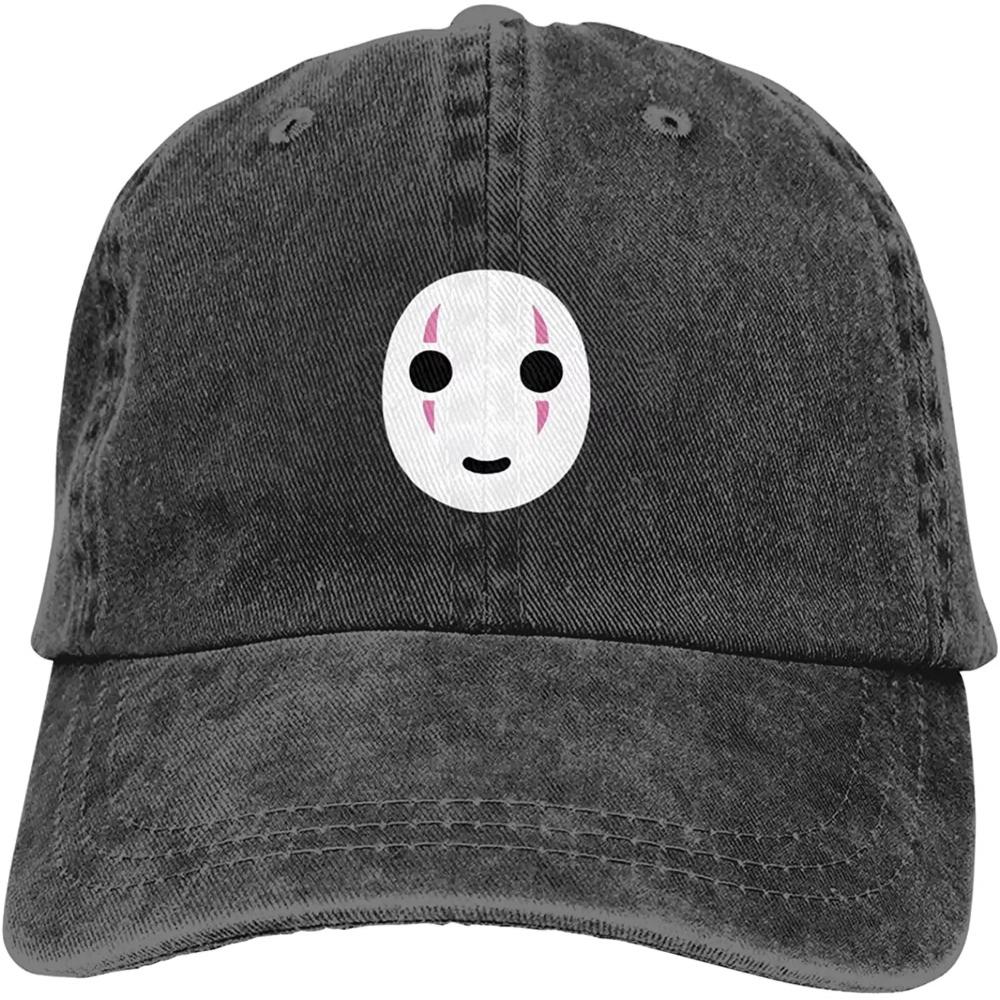 Кепка в стиле аниме для мужчин и женщин с низкой посадкой бейсбольная кепка из денима и хлопка, регулируемая кепка для папы, унисекс, защита от солнца