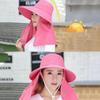 Detachable Neck Sun Visor Hat UV Protection Face Mask New Sunscreen Hat  Women