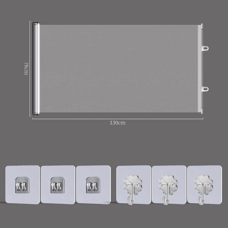 Punch-Free Retractable Pet Barrier: Dog & Cat Isolation Fence