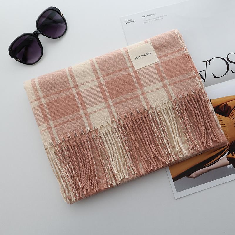 Fashion Lady Warm Long Pure Color Shawl Winter Scarf Womens