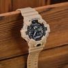 Casio Серия G-SHOCK с двойным дисплеем LCD/стрелки, серия G-SHOCK, камуфляж, модные, спортивные, двойной дисплей, водонепроницаемые, трендовые, кварцевый механизм, полимерный ремешок, GA-700CA-5APR