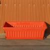 Plastic Rectangular Flower Pot With Tray Vegetable Planting Container Quality Plant Pot  Home