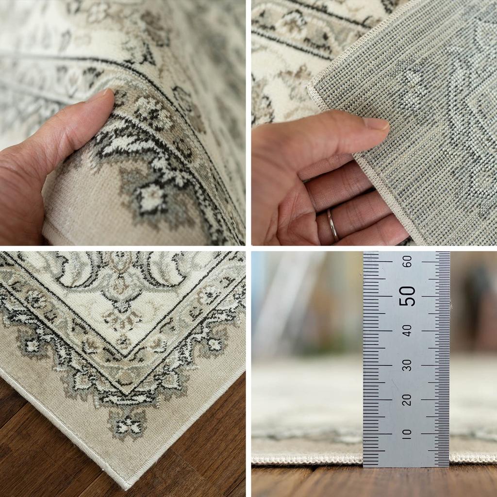 Sayan Sayan Persian Pattern Rug Royal Palace 14650 195x195 2 Tatami Light Beige